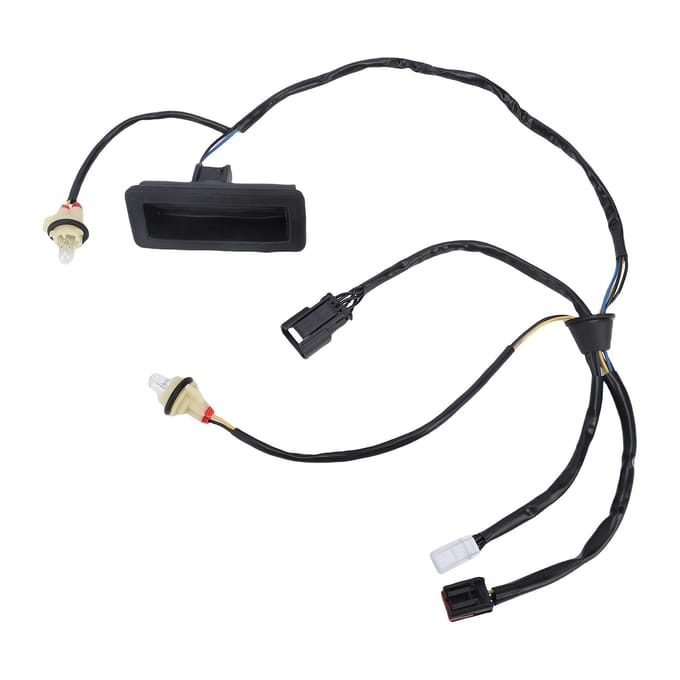 Achterklep Handgreep Schakelaar LR083610 Achterklep Ontgrendelschakelaar Vervanging voor Land Rover Freelander 2 black