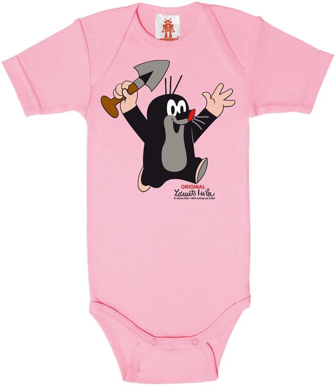 Logoshirt Babybody mit Print Der kleine Maulwurf