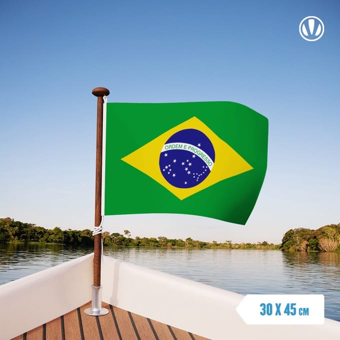 vlag Brazilie 30x45cm