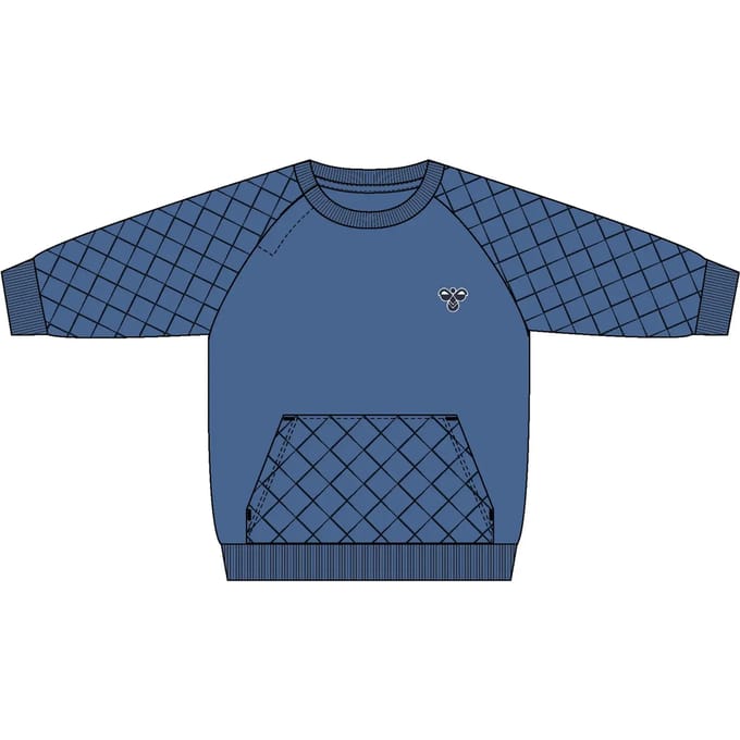 Hmlmini Loose Quilt Poc Sweatshirt