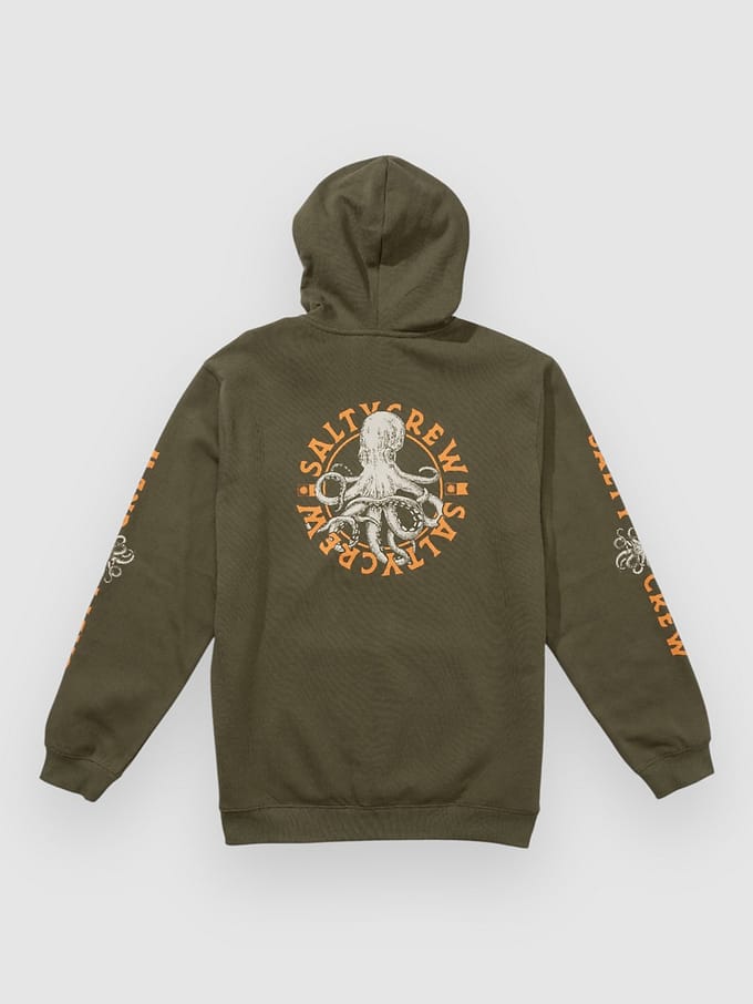 Salty Crew Tentacles Fleece Trui groen