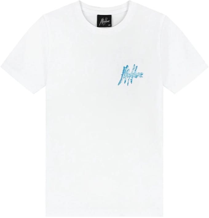 Malelions Zomer t-shirt jongens - wit - 3D Wave