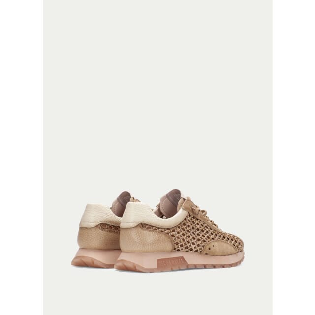 Hispanitas RHV264741 C001 Sneakers Beige Leer en Mesh Dames - Beige - 40