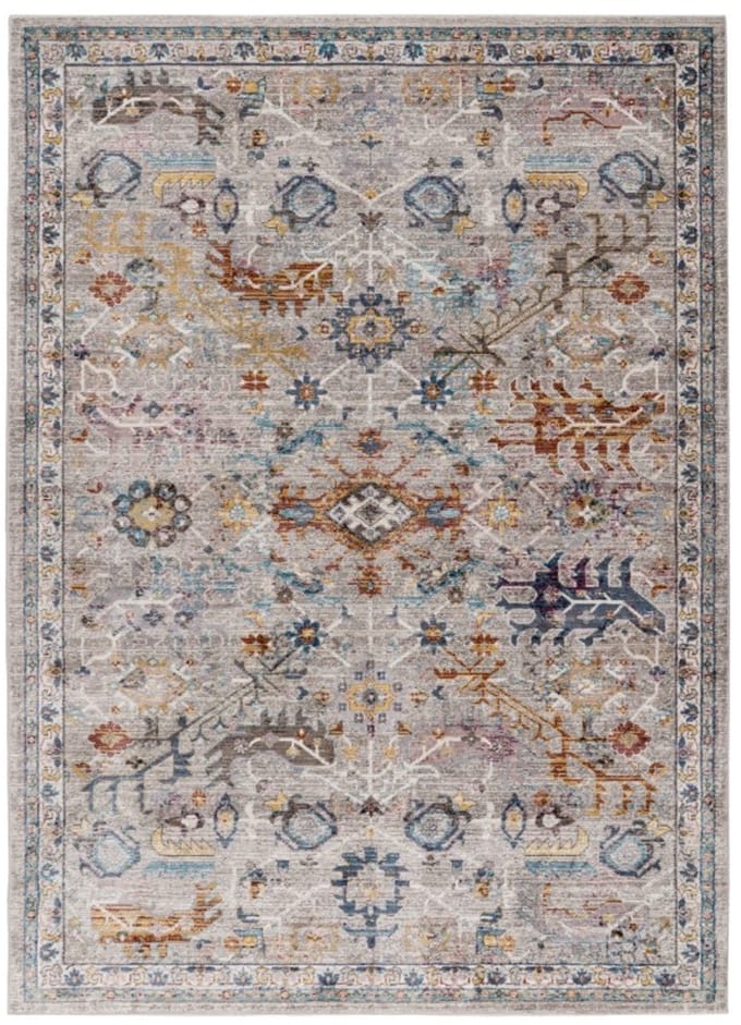 Picasso Sarough – Vintage – Laagpolig Vloerkleed – Grijs – 200x290 cm
