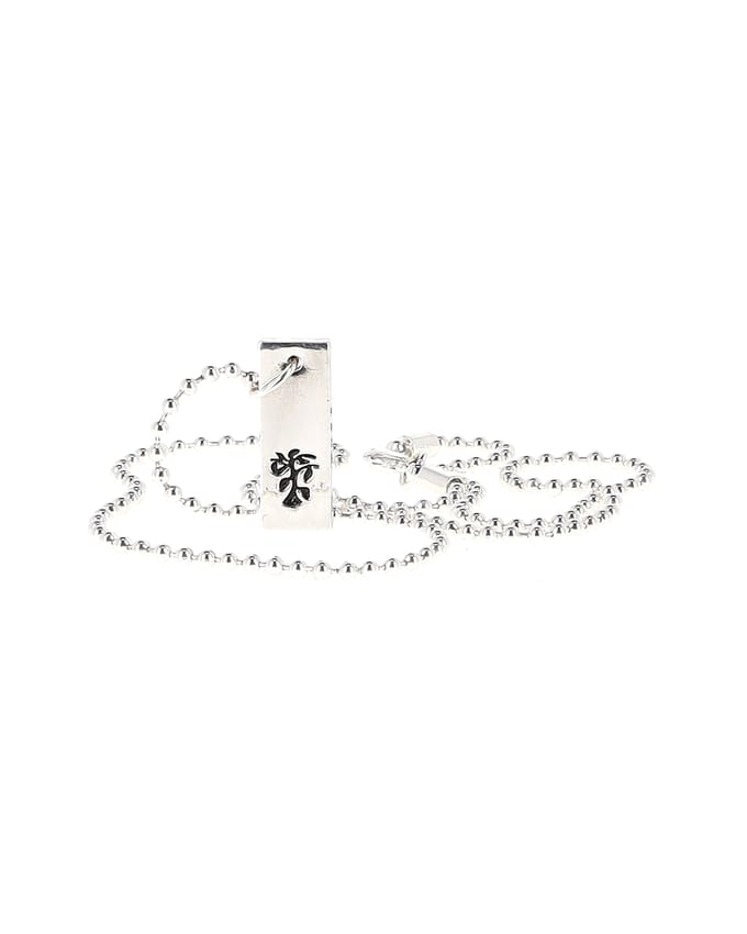Marc by Marc Jacobs Copiosus Latijnse Zinsnede Ketting in Zilver-geplateerd Messing