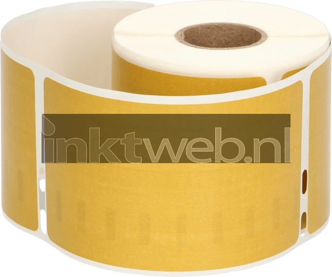 FLWR Dymo 99014 Adreslabel groot 101 mm x 54 mm goud