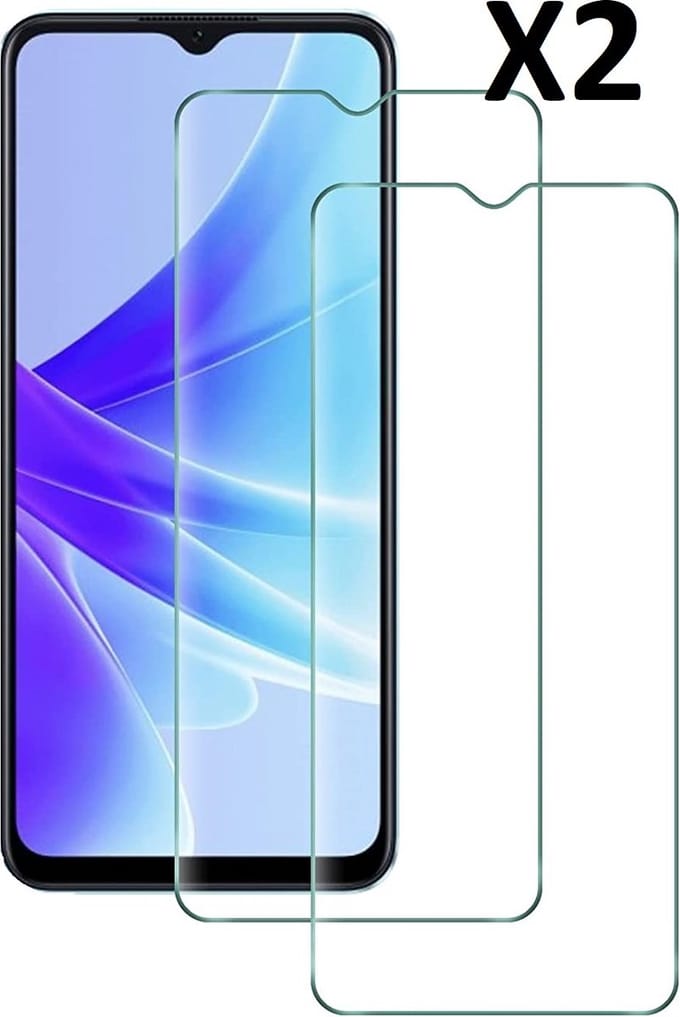 Screenprotector geschikt voor Oppo A57s screenprotector Beschermglas 2 pack - Screenprotector geschikt voor Oppo A57/A57e/A57s/A77/A77s screen protector glas