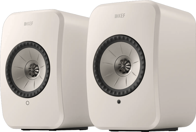KEF LSX II LT Draadloze HiFi-luidsprekers - Stone White