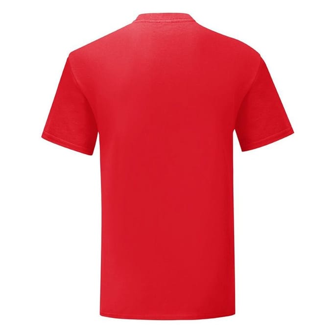 Fruit of the Loom Heren Iconisch 150 T-Shirt (Rood)