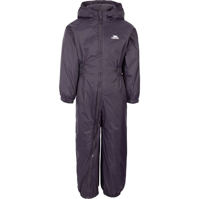 Trespass Baby's knop Regenpak (Donkergrijs)