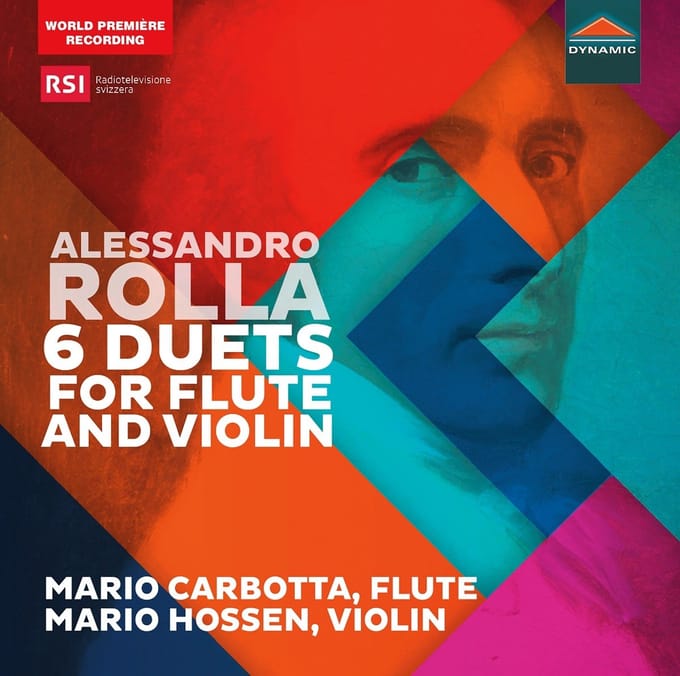 Mario Carbotta & Mario Hossen - Rolla: 6 Duets For Flute And Violin (CD)