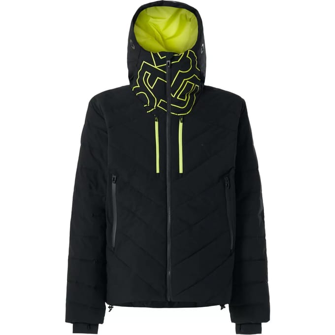 Oakley Great Scott Geïsoleerde 2L 15K Zip Up Heren Zwarte Jas 412781 02E