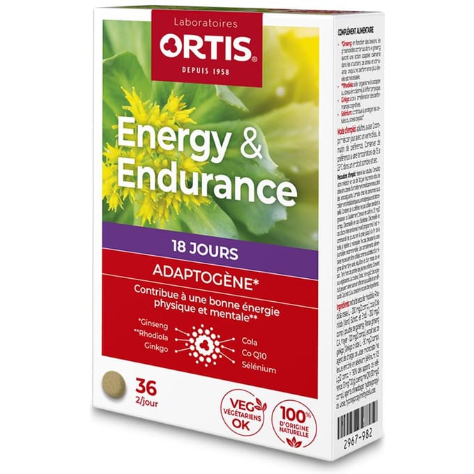Ortis® Energy & Uithouding 36 Tabletten