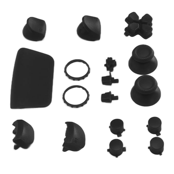 Vervangende Knoppen L2 R2 Volledige Set Knoppen Vervangende Knop Reparatiekit voor PS5 ControllerZwart zwart