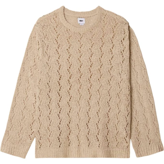 Obey Shimoda tape garen trui haak licht - natuurlijk