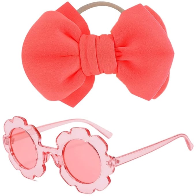 Dailygoods- Zonnebril Bloemvorm - Hoofdband - Zonnebril Kind - Zachte