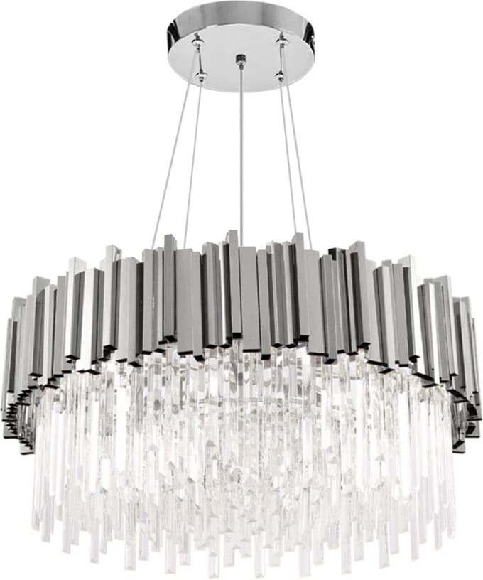 Toolight App1480-1C Plafonnière Chroom 40X40X13,5Cm