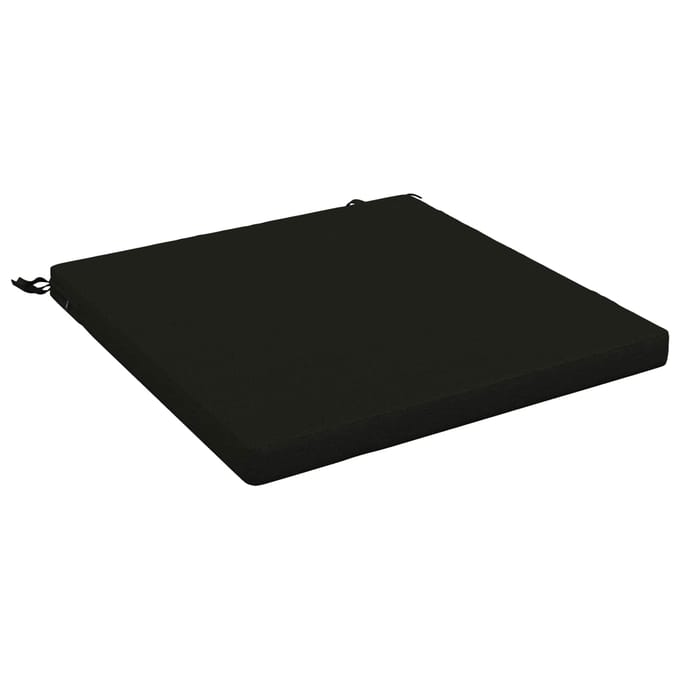 vidaXL - 1-Piece - Zitkussen - SOEST - 100% - Polyester - Zwart - 70 - x - 70 - x - 5 - cm
