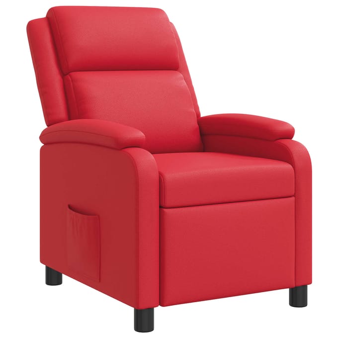 vidaXL - Recliner - Rood - Kunstleer