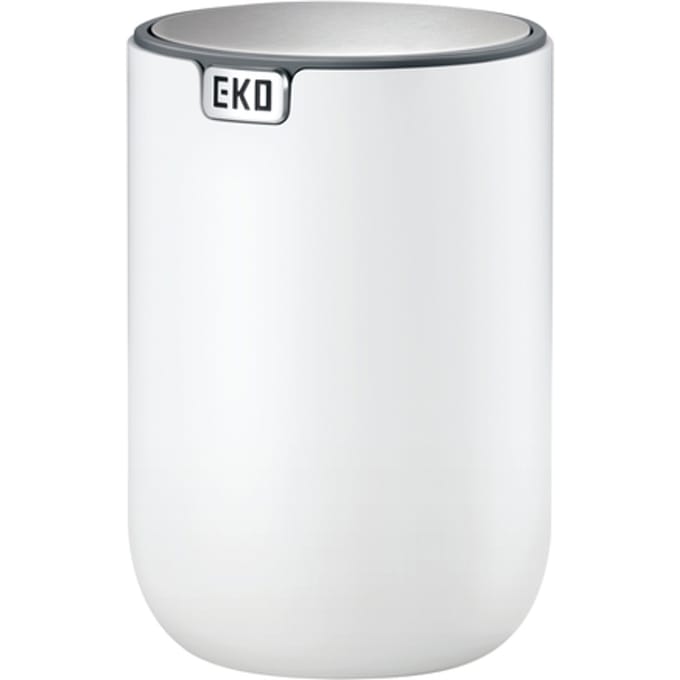 Afvalbak EKO Fandy 2 tafelmodel met swingdeksel 2,2 liter wit