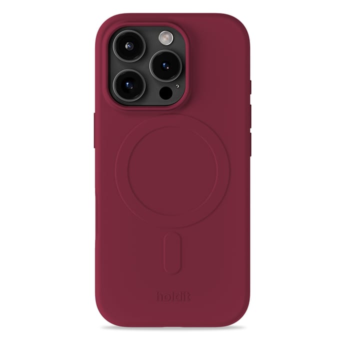 Holdit Soft MagSafe Case voor de Apple iPhone 16 Pro Max - Red Velvet