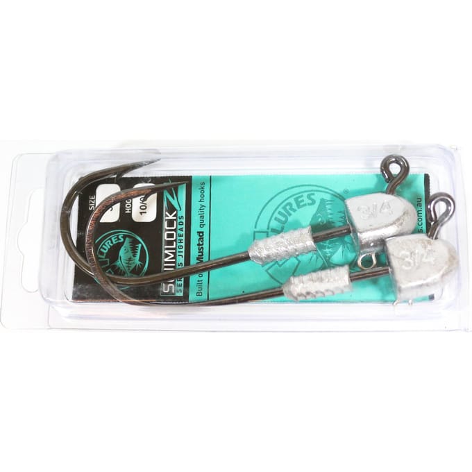 Tackle Tactics TT Swimlockz HD Tête plombée 3/4 oz 10/0 H 2/paquet (4051)