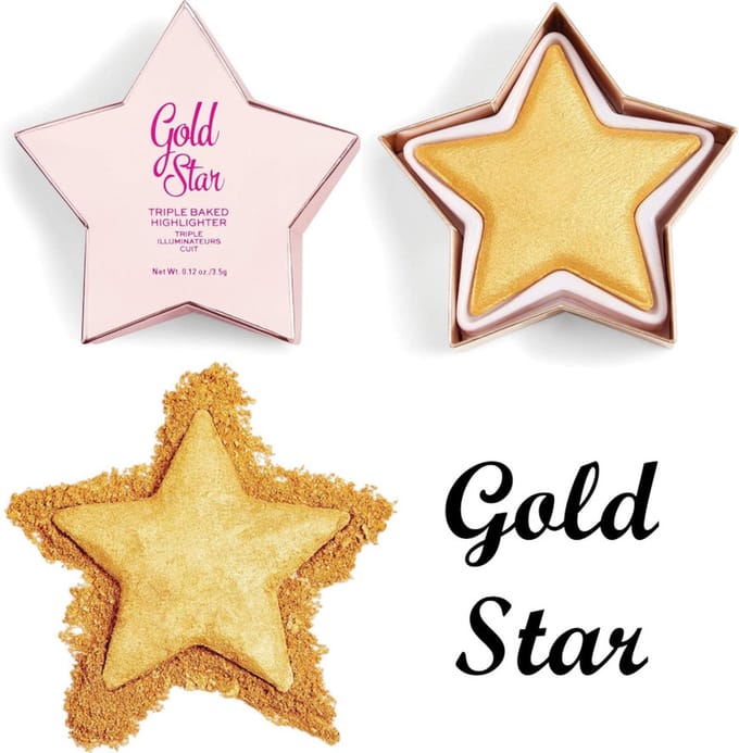 Makeup Revolution Star Of The Show Highlighter - Gold Star