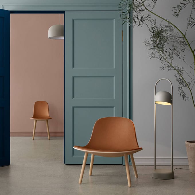 PLEASE WAIT to be SEATED Hanglamp QUAY Ø43cm steengrijs