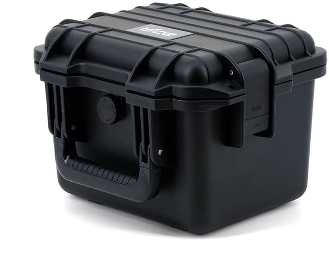 Universele Hardcase Flightcase met Plukschuim - 30 x 24 x 21 cm - Opbergkoffer - Zwart - 300