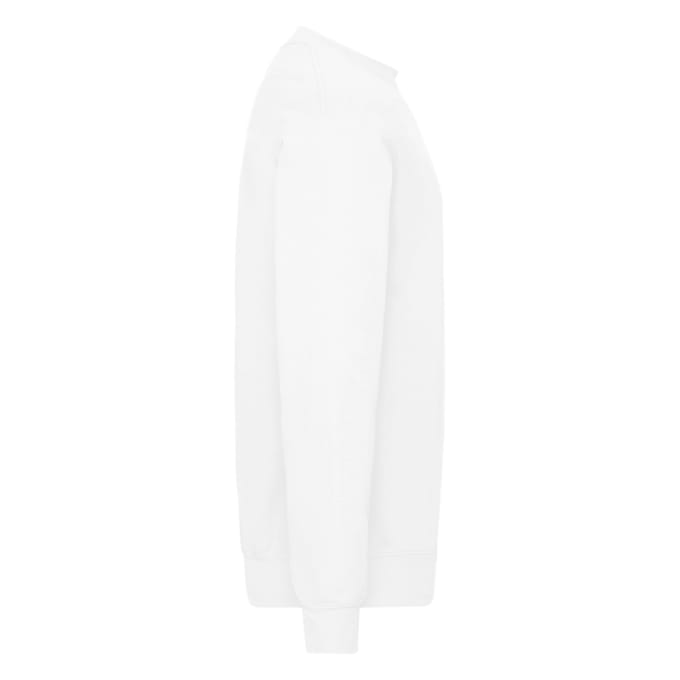 Fruit of the Loom Heren Klassiek 80/20 Ingezet Sweatshirt (Wit)