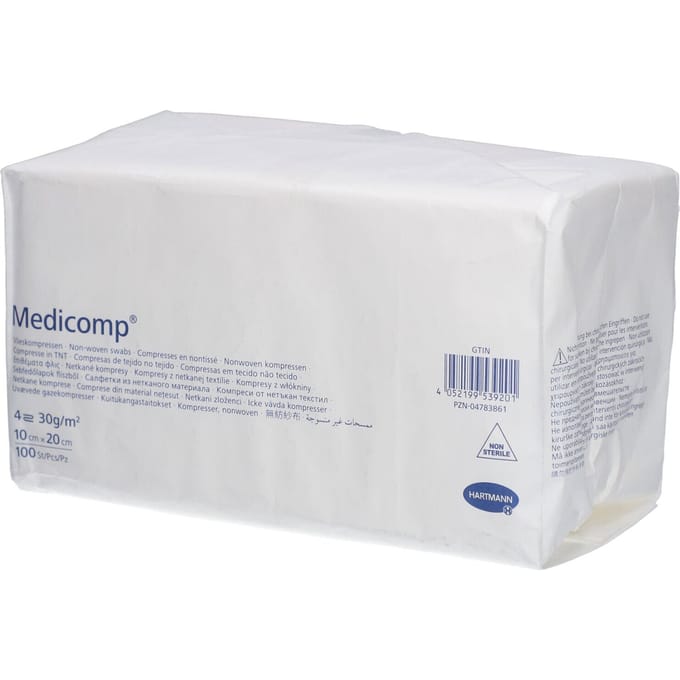 Hartmann Medicomp Kompres 4 Lagen 10 x 20cm 421827 100 Compressen