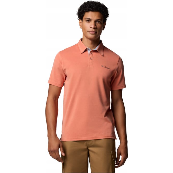 Columbia Heren Nelson Point Poloshirt (Oranje)