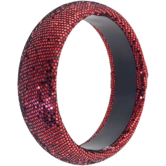 Behave – Armband – Rood – Brede Bangle – Glitter – Nikkelvrij