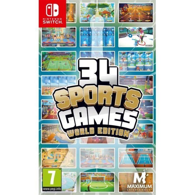 Nintendo Games Switch 34 Sports Games - World Edition Transparant
