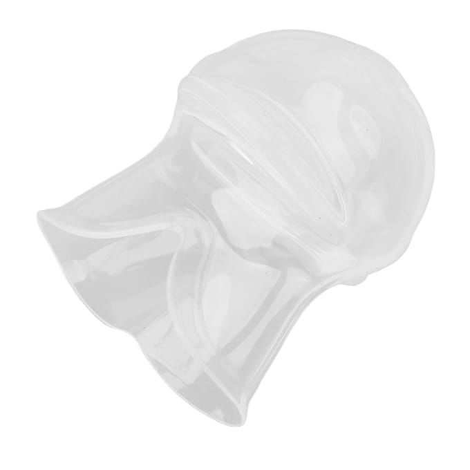 Tongretentieapparaat Silicone Draagbaar Herbruikbaar Verbeter Slaap Transparante Tongretainer white