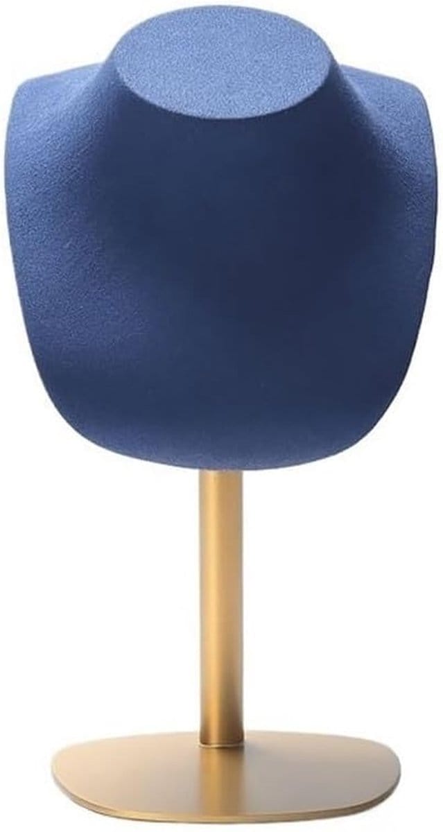 Sieradenrek - Kettinghouder - Sieraden Presentatie - Luxe Fluweel - 2.54 cm - Zwart