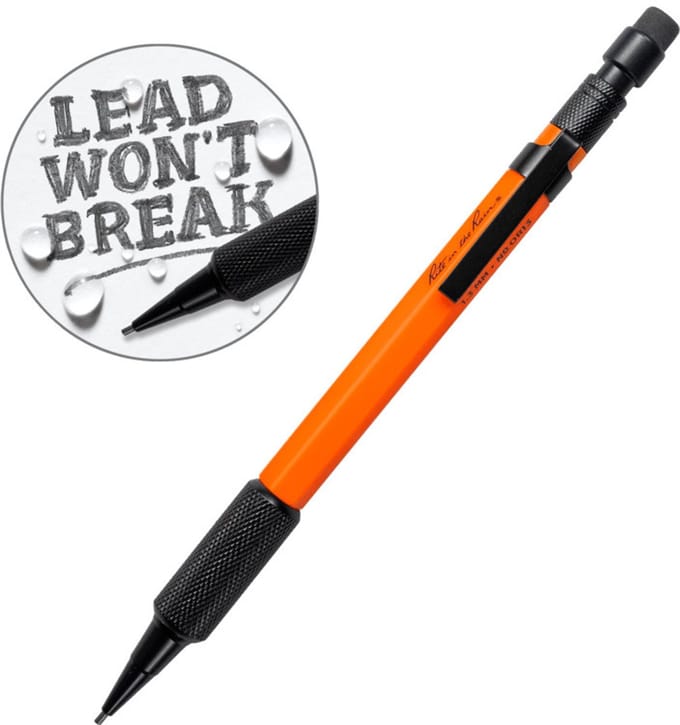 Rite in the Rain Mechanical Clicker Pencil - Oranje