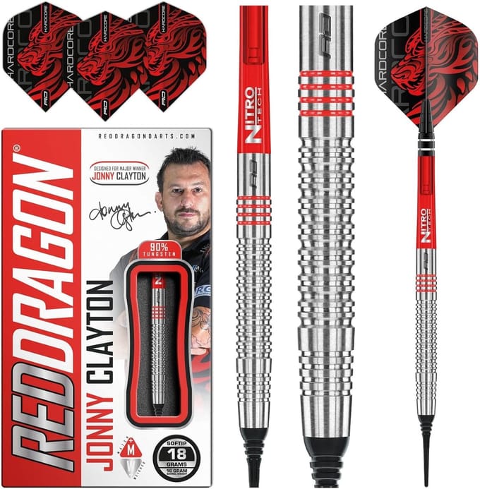 Dartpijlen Set - Softip Pijlen - Precisie Werpen - 90% Tungsten - 18 Gram - Zwart