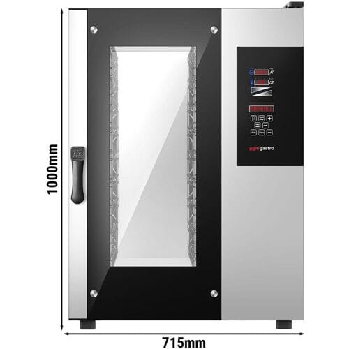 GGM Gastro Kombidämpfer - Digital - 10x GN 1/1 - inkl. Waschsystem & Temperaturfühler