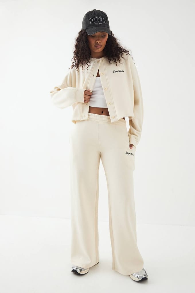 Dames DSGN Studio Straight Leg Jogger | Creme | Maat: Small