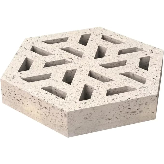 Schellevis Oudhollands ECO-tegel 37,5x37,5x7 cm creme