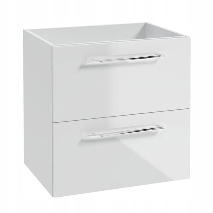 STAMAR - Badkamerkast 59cm met Wandcloset - Badkamermeubel - Wit