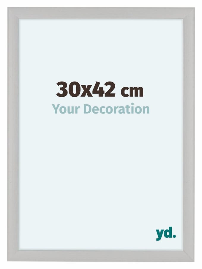 Your Decoration - Fotolijst 30x42 cm - MDF - Wit Houtnerf - Como