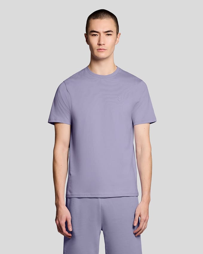 T-shirt Lyle &amp; Scott TS2255TON SUPERFINE-Y074 FLORAL VIOLET