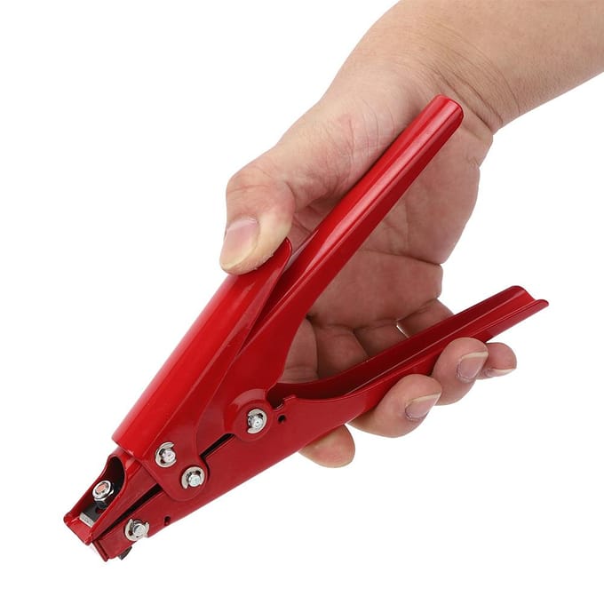 Nylon Band Spangereedschap Rood 45 Staal Draadbinden Snijden Bevestigen Kabelbinderpistool red