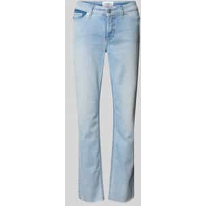 tapered fit jeans van katoenmix model 'PIPER'