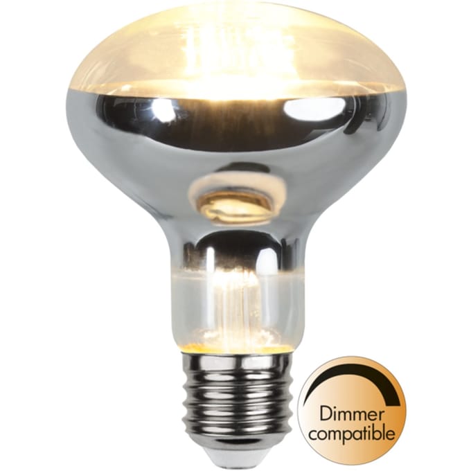 Reflector lamp - E27 - R80 - 7.5W - Extra Warm Wit - 2700K - Dimbaar - Reflector lamp