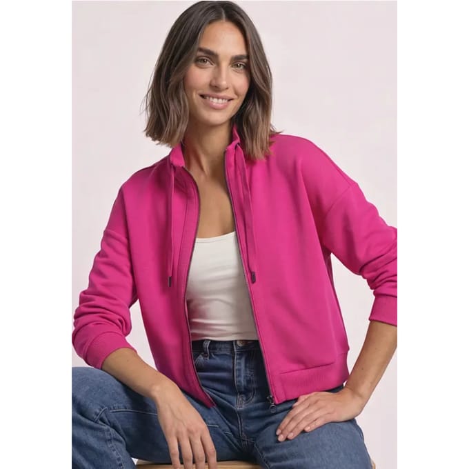 Jasje met Silk-Look en geribde details