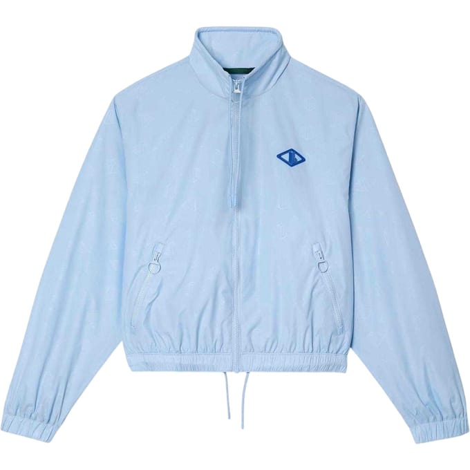 Lacoste Dames/Dames Monogram Track Jas (Blauw)