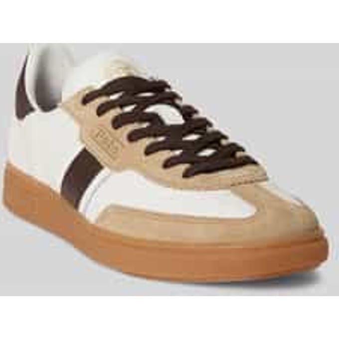 sneakers van echt rundleersuède